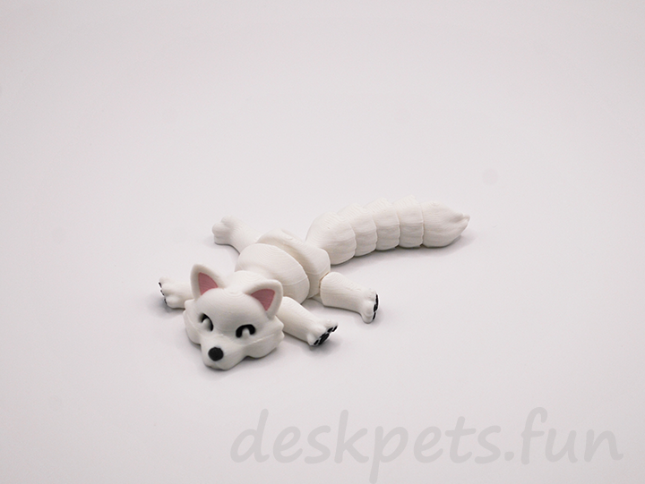Archie The Arctic Fox - Left Side